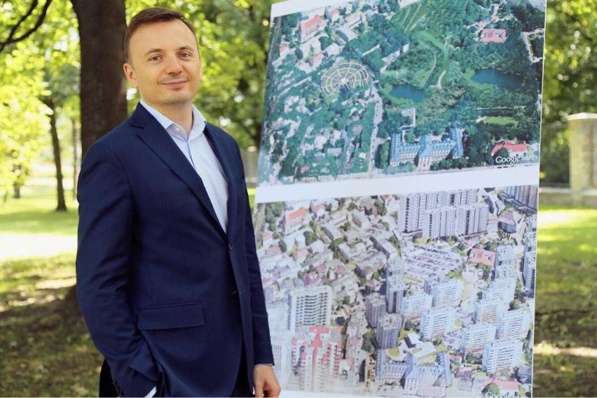 Łukasz Gibała chce stworzyć park w centrum Krakowa 