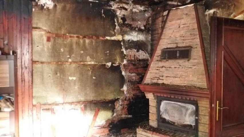 Pożar domu jednorodzinnego w Dubne [ZDJĘCIA]         