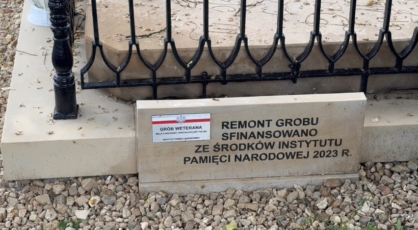 IPN w Łodzi sfinansował całość kosztów odnowienia grobu na...