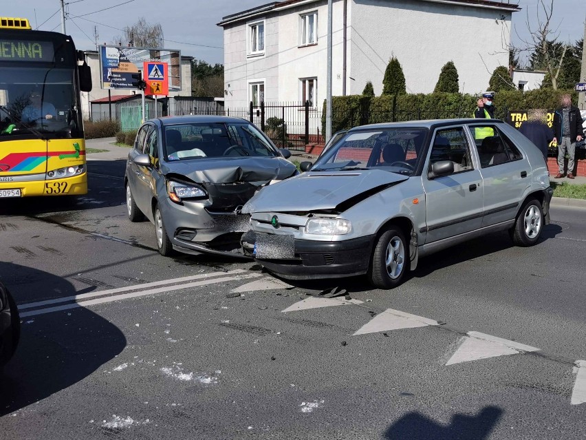 Wypadek na skrzyżowaniu Kapitulna - Robotnicza we Włocławku