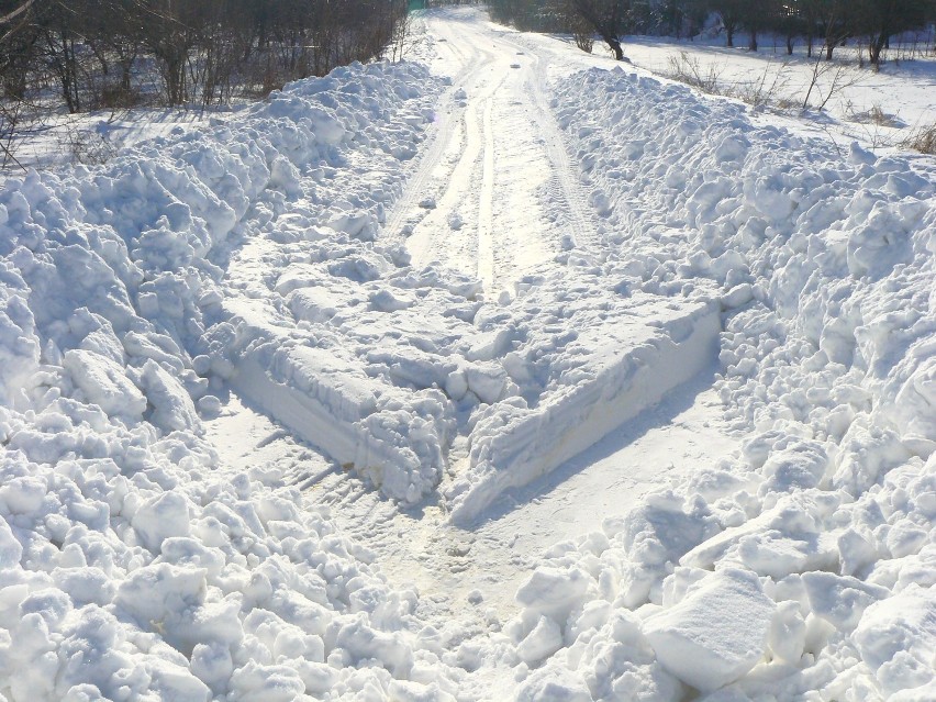 Tak wygląda zima w gm. Rudnik.