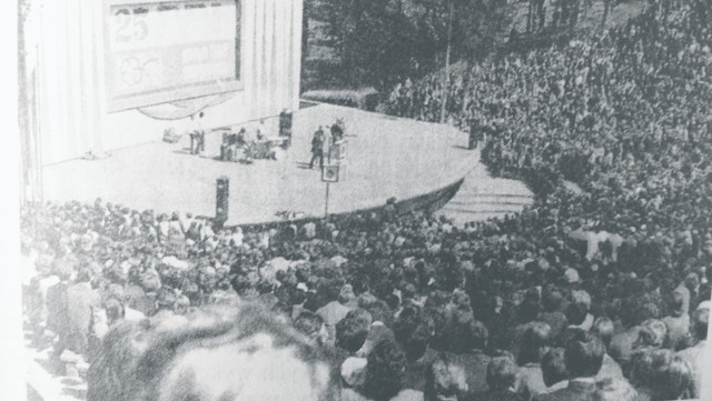 Amfiteatr w parku Sieleckim gromadził podczas widowisk kilka tysięcy widzów