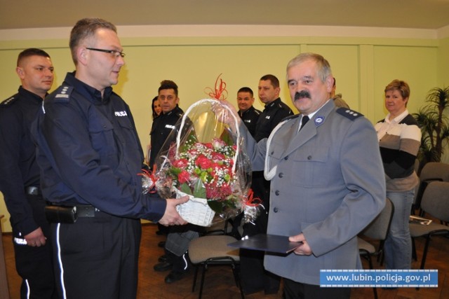 Policja Lubin. Wspólnie żegnali komendanta