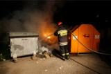 Pożar w Boguszowie-Gorcach: Płonął kontener na odpady wielkogabarytowe