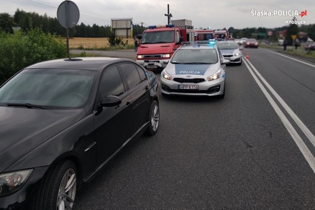 Do wypadku doszło 23 lipca 2019 roku w Gruszewni na DK 43