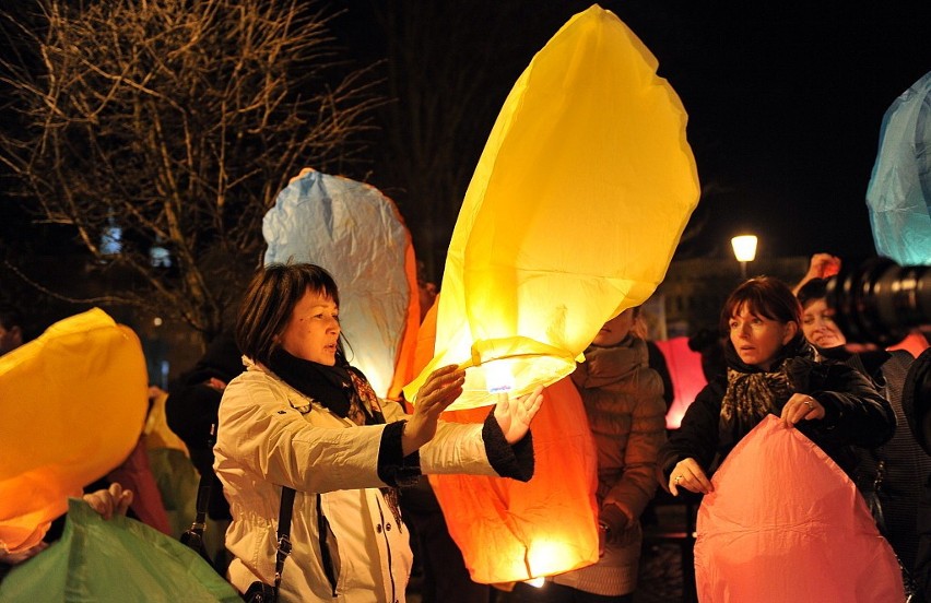 Gdańsk: 96 lampionów poszybowało w niebo