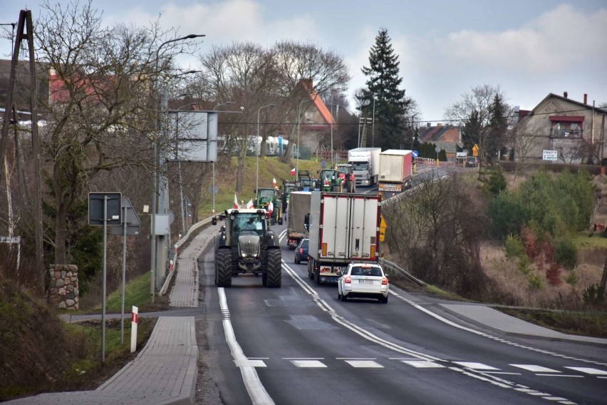 Protest rolników w powiecie międzychodzkim