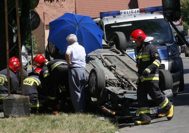 Wypadek na Grunwaldzkiej w Legnicy