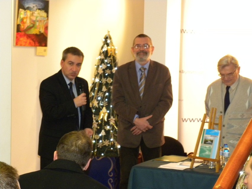 Prezydent Bytomia, Piotr Koj z lewej z Autorami Edwardem...