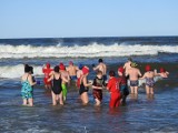 Zimowe hartowanie zdrowia.Miłośnicy zimowych kąpieli po raz kolejny zawitali do Stegny