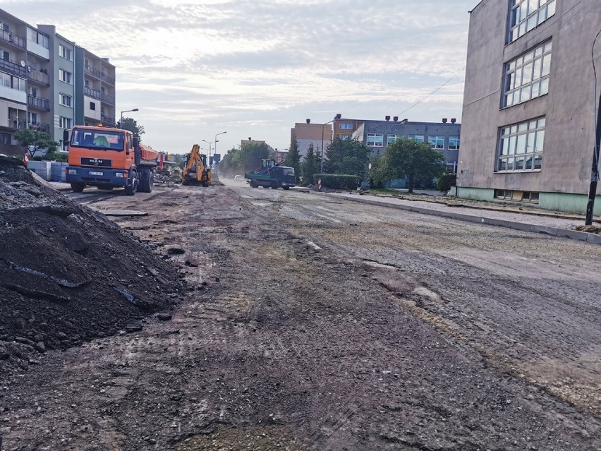 Remont ul. Belzackiej ma się zakończyć na przełomie lipca i...