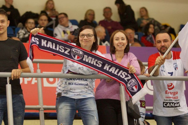 Kibice siatkówki podczas meczu Energa MKS Kalisz - #Volley Wrocław