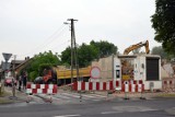 Rozpoczęła się budowa ronda u zbiegu Prostej, Złotej i Szymanowskiego w Zduńskiej Woli. Ul. Prosta została zamknięta ZDJĘCIA