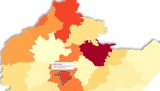 Koronawirus na Podkarpaciu. Liczba zakażeń w powiatach województwa podkarpackiego [MAPA] 