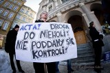 Wałbrzych: Protestowali przeciwko ACTA (ZDJĘCIA)