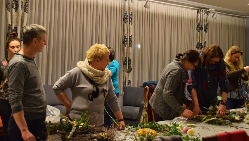 W Nowotomyskim Ośrodku Kultury odbyły się warsztaty florystyczne