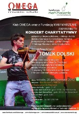 Koncert charytatywny w Brudzowicach w Klubie Omega. Zagra Tomek Dolski