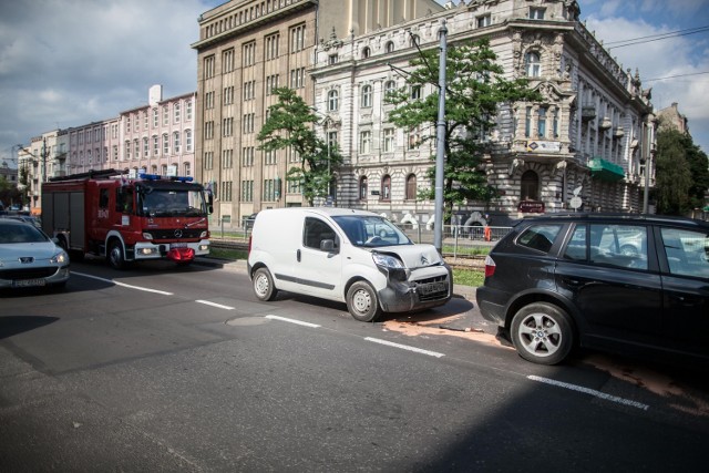 16 lipca miał miejsce wypadek z udziałem pieszych na ulicy Kościuszki w Łodzi.