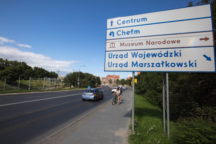 Zmiana organizacji ruchu na skrzyżowaniu przy budowie Forum Gdańsk [zdjęcia]