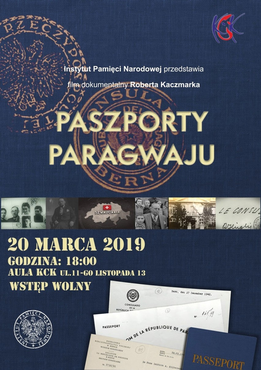 Kwidzyńskie Centrum Kultury i Instytut Pamięci Narodowej zapraszają na film "Paszporty Paragwaju"