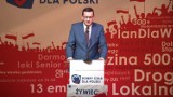 Premier Mateusz Morawiecki w Żywcu o porządkach z rozbójnikami i Męskim Graniu