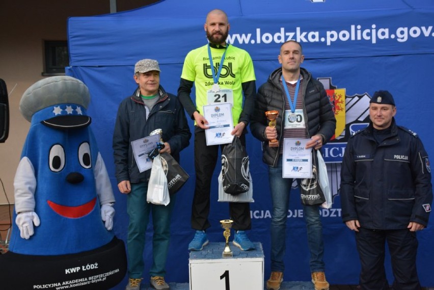 Niebieski Bieg Niepodleglościowy. Policjant ze Zduńskiej Woli najszybszy