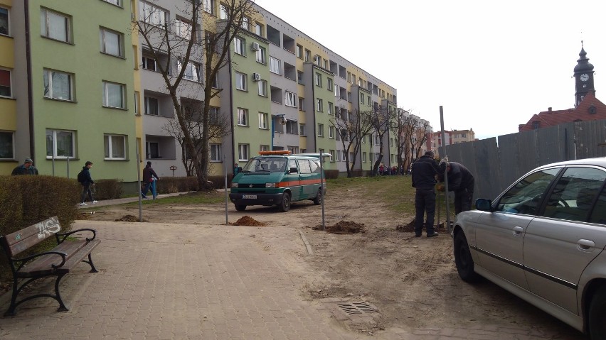 Staromiejski trakt w Lubinie - grodzą Rynek