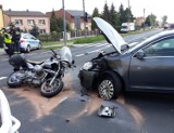 Ranny motocyklista zabrany śmigłowcem do szpitala. Postępowanie nadzoruje prokuratura [ zdjęcia]