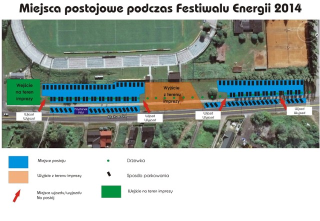 Festiwal Energii parkingi. Zobacz mapkę