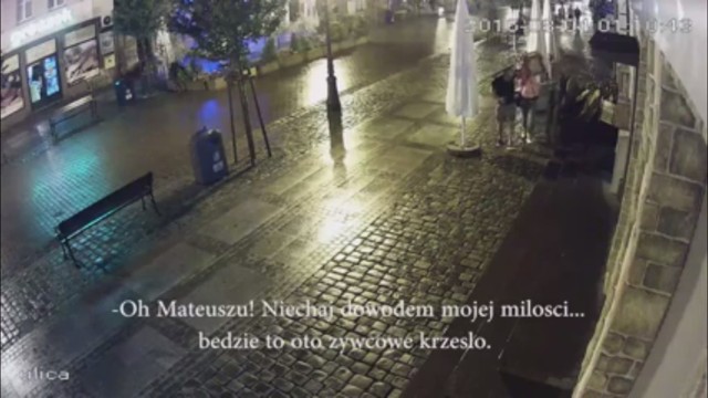 Film z kradzieży w Łebie hitem internetu