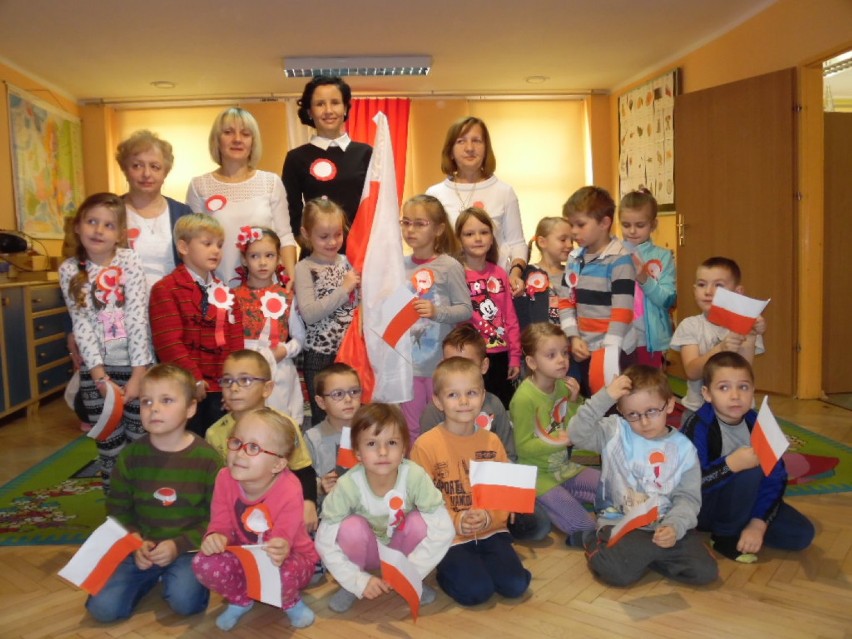 Święto Niepodległości 2016 u przedszkolaków z sieradzkiej jedynki