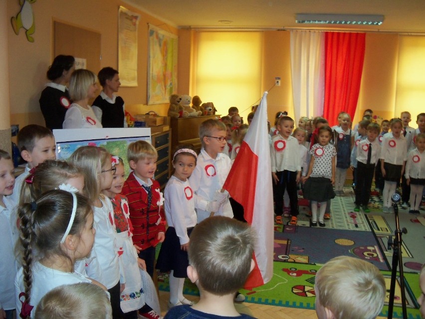 Święto Niepodległości 2016 u przedszkolaków z sieradzkiej jedynki