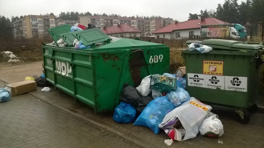 Śmieci na osiedlu Lisia Góra, Wasilków
