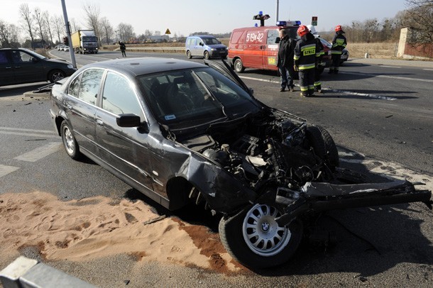 Ligota Polska: Wypadek na drodze nr 8 (ZDJĘCIA)