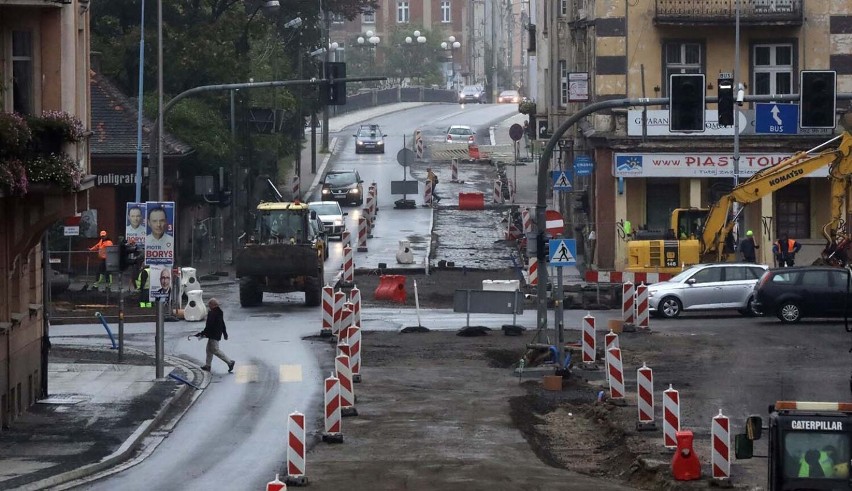 Trwa remont ulicy Pocztowej w Legnicy, zobaczcie aktualne zdjęcia