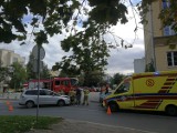 Zderzenie dwóch osobówek w Częstochowie. W jednej była dwójka małych dzieci