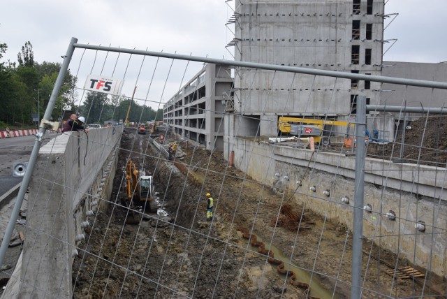 Przebudowa skrzyżowania ulic Kościuszki i Kolejowej, czyli budowa dróg dla Galerii Libero