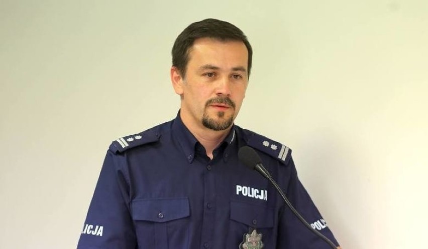 Insp. Paweł Zawada, komendant Komendy Powiatowej Policji w...