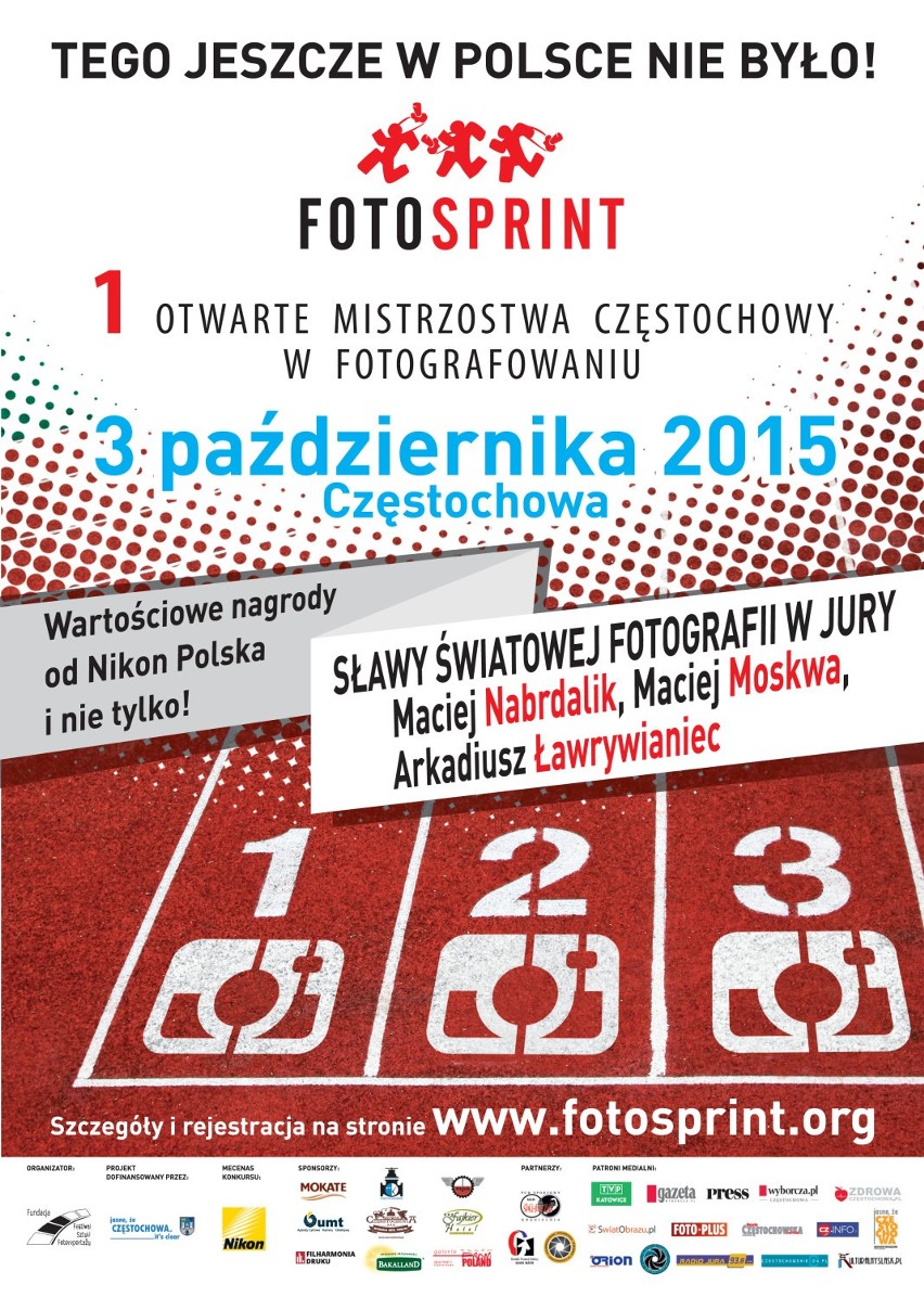 I Otwarte Mistrzostwa Częstochowy w fotografowaniu "Fotosprint 2015" już w sobotę