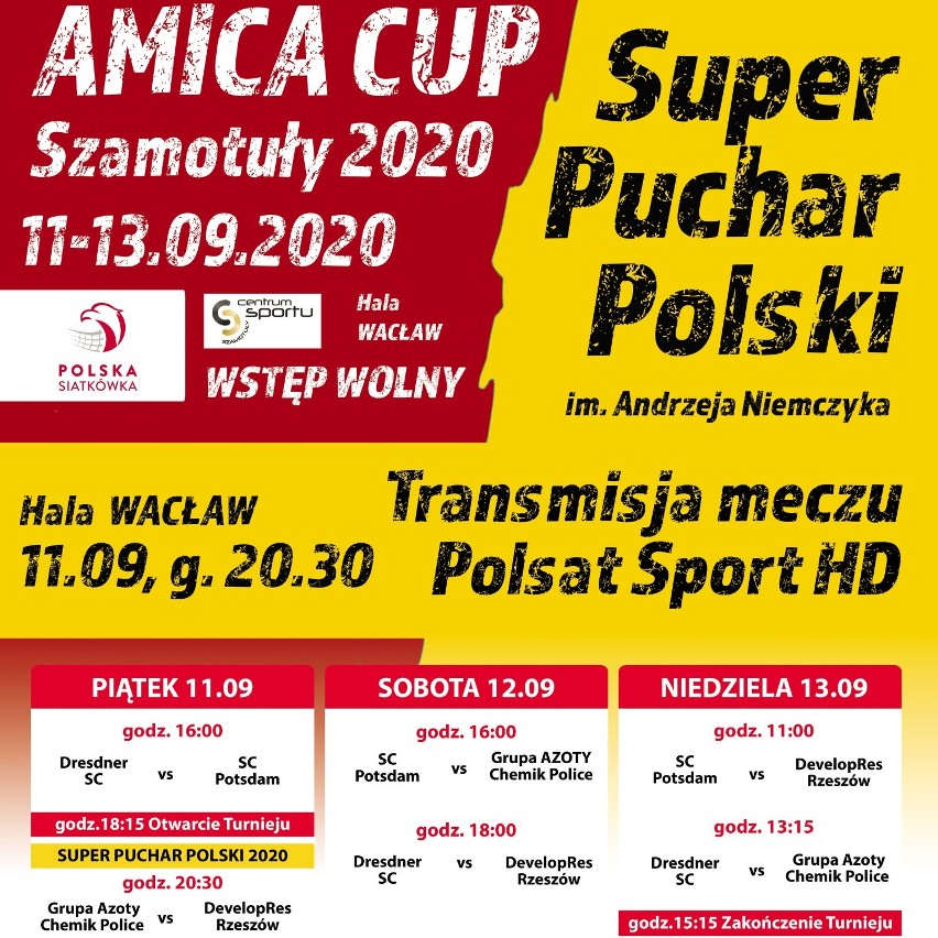 Do Szamotuł wraca siatkarski Super Puchar Polski! Impreza odbędzie się we wrześniu