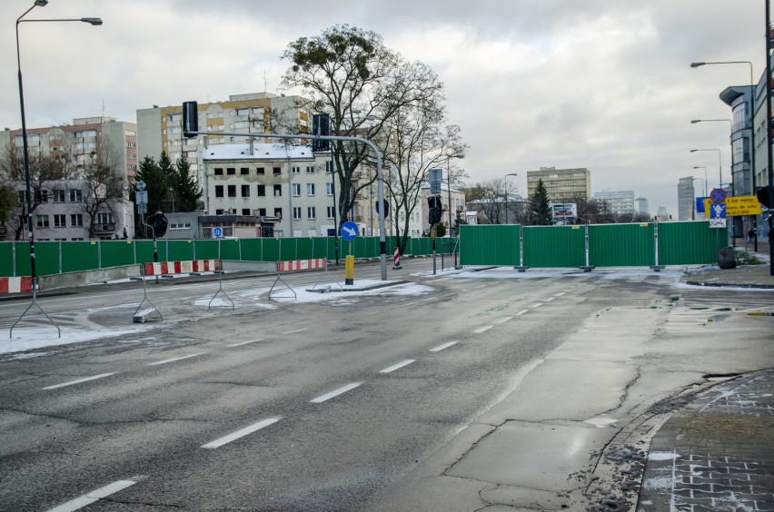 Zdjęcie z budowy metra w okolicach ul. Górczewskiej