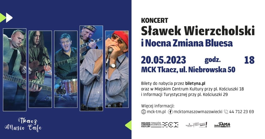Sławek Wierzcholski i jego Nocna Zmiana Bluesa dadzą koncert...