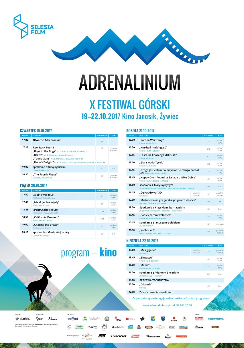 X Festiwal Górski Adrenalinium. Oj, będzie się działo!