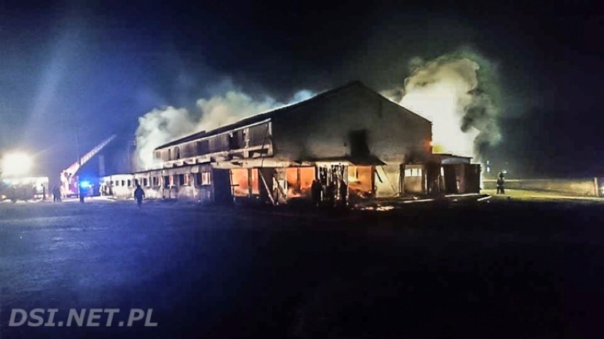 Powiat drawski: Pożar "bardzo duży" w Zarańsku!