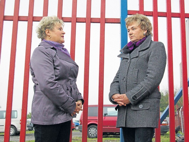 Bożena Grela i Danuta Tucznio bezskutecznie walczą o zwrot działek zajętych pod parking