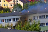 Pożar w bloku przy ul. Rojnej w Łodzi. Ewakuowano mieszkańców [ZDJĘCIA]