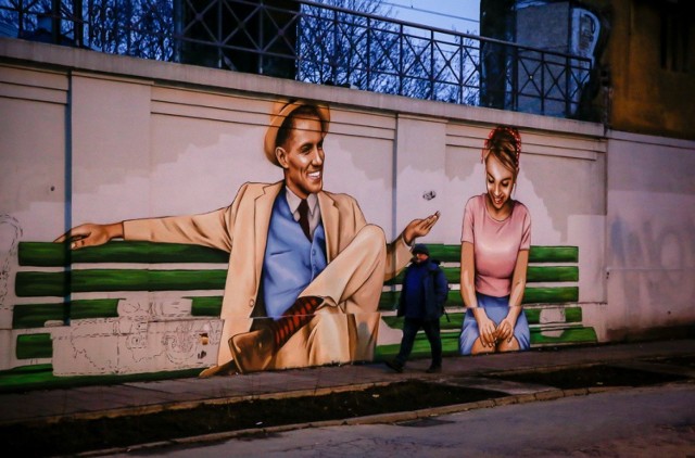 Autorem muralu jest znany trójmiejski artysta Marek "Looney" Rybowski