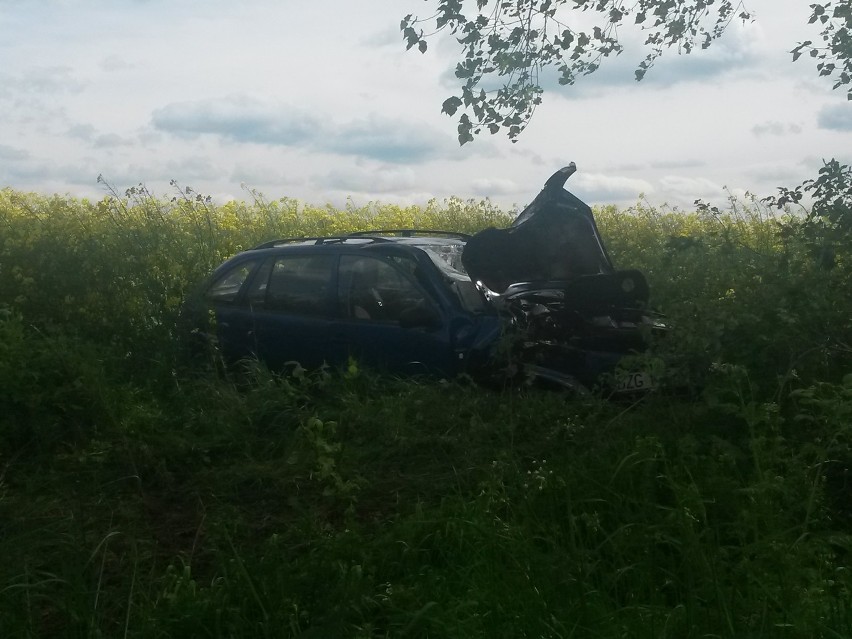 Zawidów - Radzimów - wypadek na drodze powiatowej nr 2486D