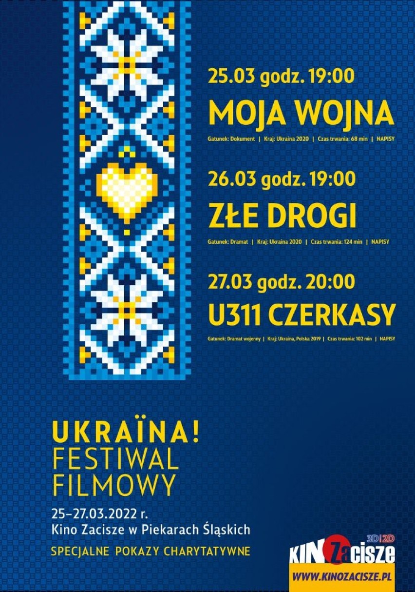 Piekary Śląskie: Kino Zacisze organizuje specjalne pokazy filmów ukraińskich