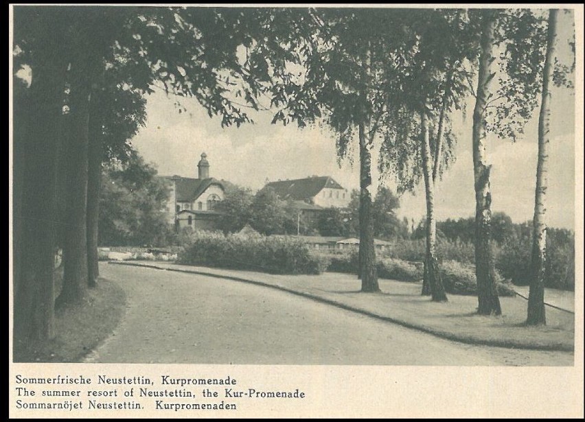 Zdjęcia Szczecinka z lat 30. XX wieku z folderu...